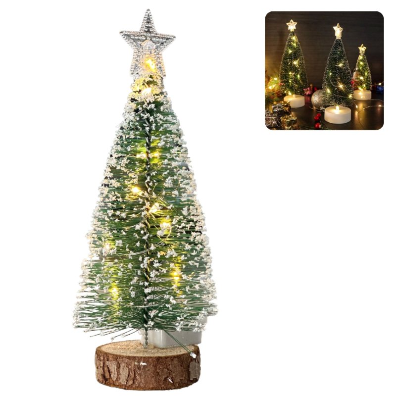 Mini árvore de Natal com LED