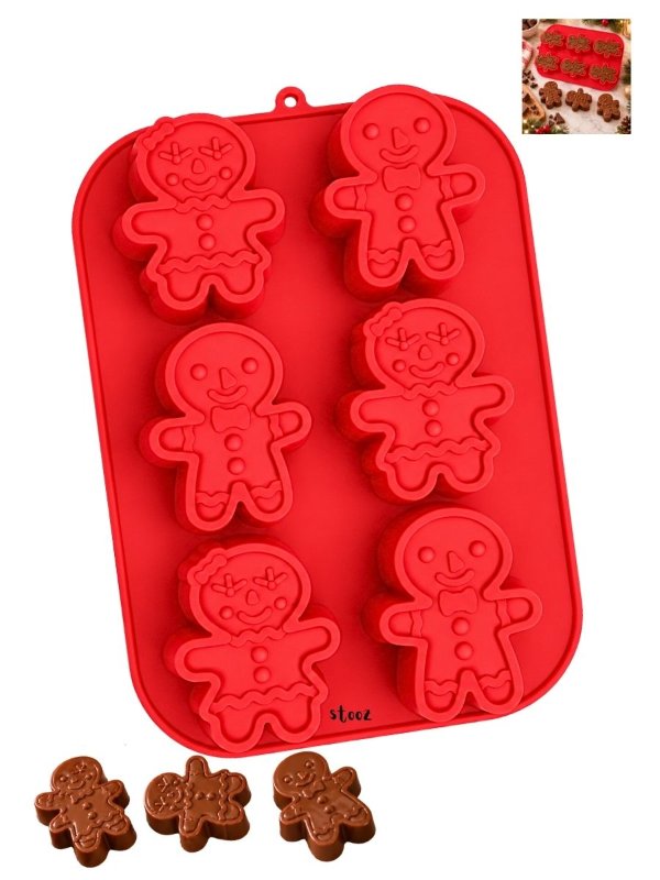 Forma de silicone natalina